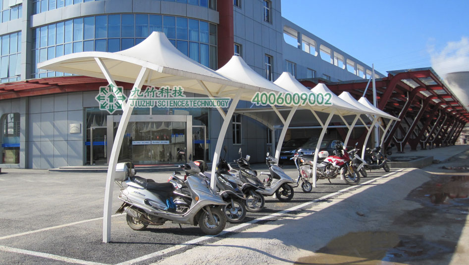 懸挑冒頂自行車(chē)棚